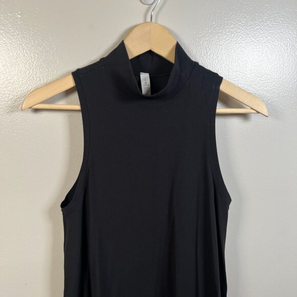 Lululemon Gone for the Week Dress Size 4 Minimal Travel Athleisure Black Comfy - Picture 4 of 9